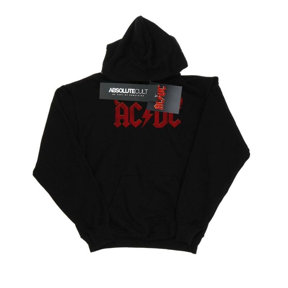 AC/DC Mens Horns Logo Hoodie / Black